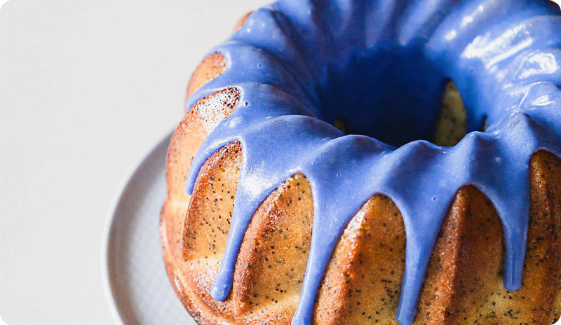 Indigo Glaze Cake